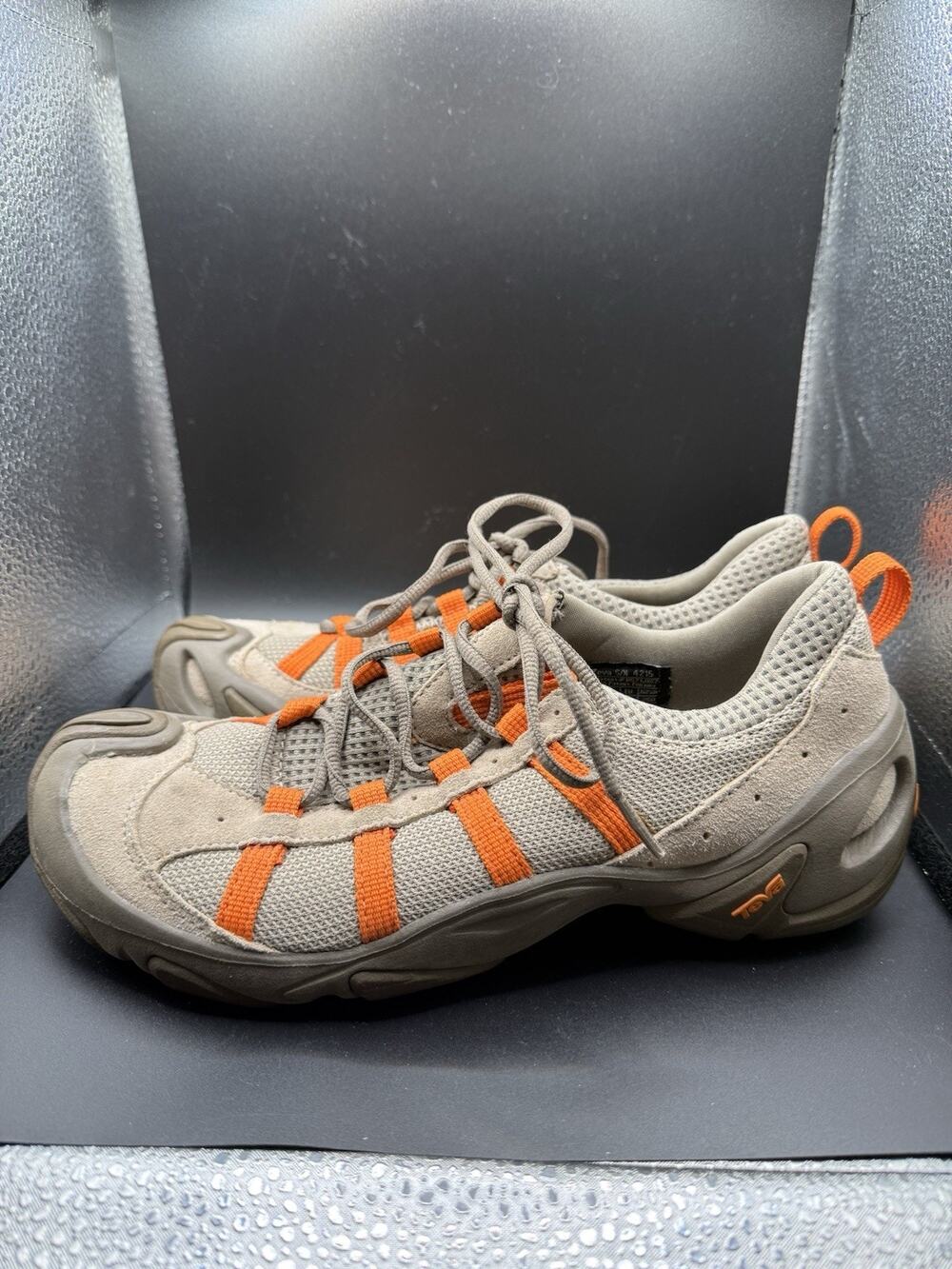TEVA Size 8 Womens Sunkosi Hydro Sport Water Hiking Shoes Tan & Orange Ortholite